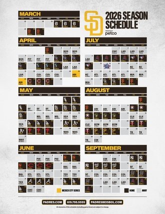 2026 regular season schedule l